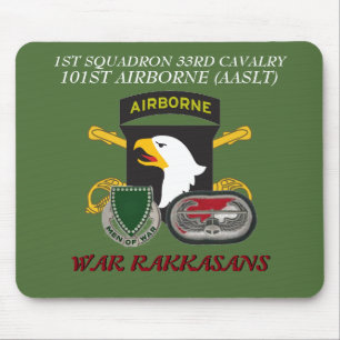 ø CAVALARIA 101ST ABN MOUSEPAD do ESQUADRÃO 3á