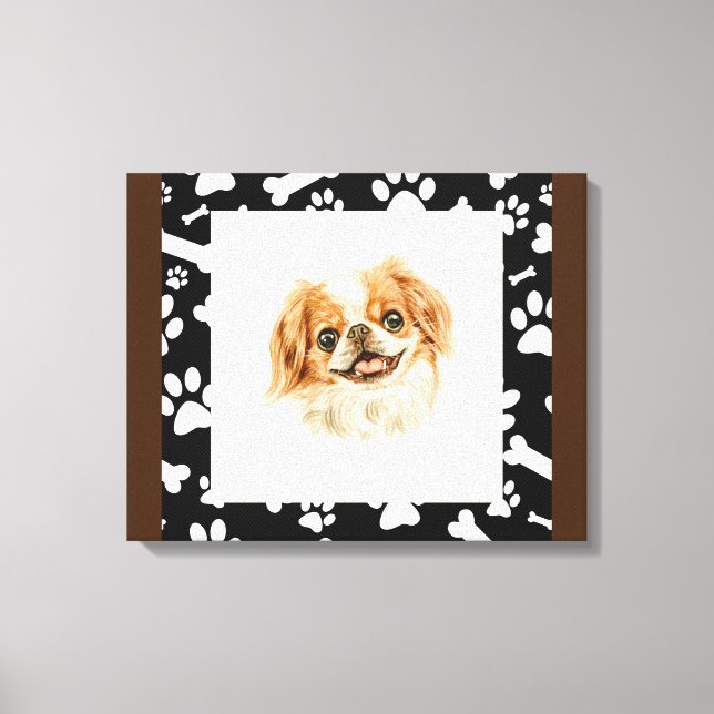 O Cavalier King Charles Spaniel Canvas Wall Art (Frente)