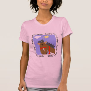 O cavalo diz o camiseta e os presentes do Neigh