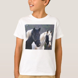 O cavalo dobro caçoa a camisa