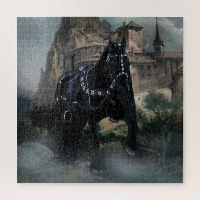 O Cavalo Medieval - Quebra-cabeça (Vertical)