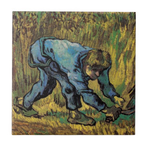 O Ceifeiro com Foice por Vincent van Gogh