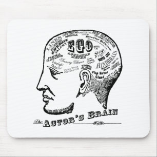 O cérebro Mousepad do ator