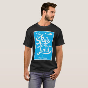 O céu azul de pó de Jordão é a camisa do limit