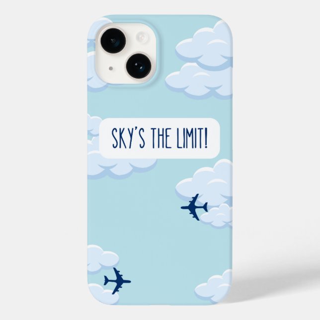 O Céu é o Limite – Capinha Motivacional para iPhon (Verso)