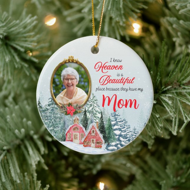 O Céu é um lindo ornamento redondo (Árvore)