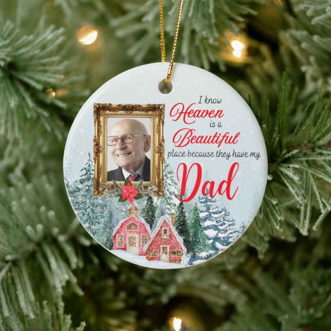 O Céu é um lindo ornamento redondo (Árvore)