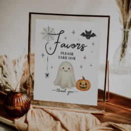 O Chá de fraldas De Halloween Favorece O Folheto O