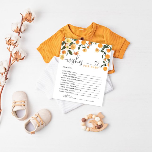 O chá de fraldas Pequeno Cutie deseja um cartão de (Criador carregado)