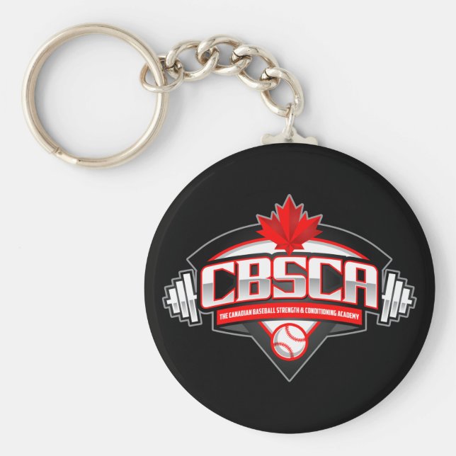 O Chaveiro de Botão Básico CBSCA de 2,25" (Frente)