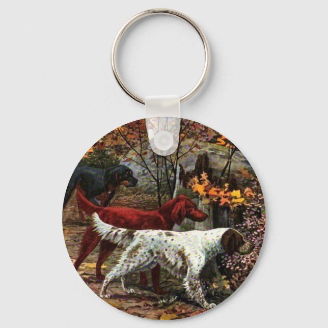 O Chaveiro dos três setters (Frente)