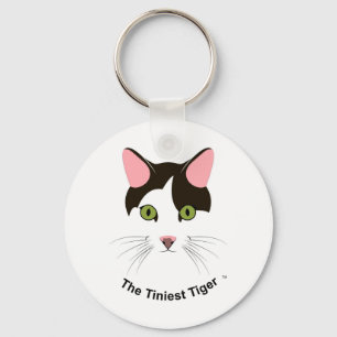 O chaveiro o mais minúsculo do logotipo do tigre