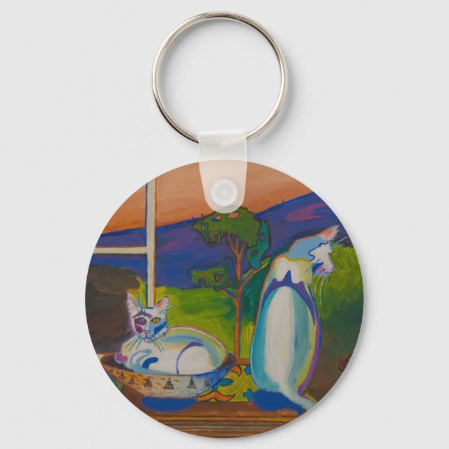 O Chaveiro Twevils-Pinky&Bleu (Frente)