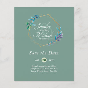 O CHEAPEST Salva As Datas Azul Azul Floral