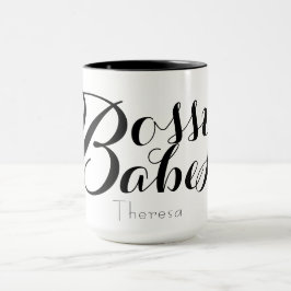 O chefe Bossy do borracho personaliza a caneca
