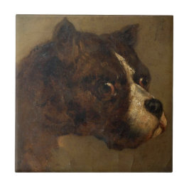 O Chefe de um Bulldog (por Théodore Géricault)