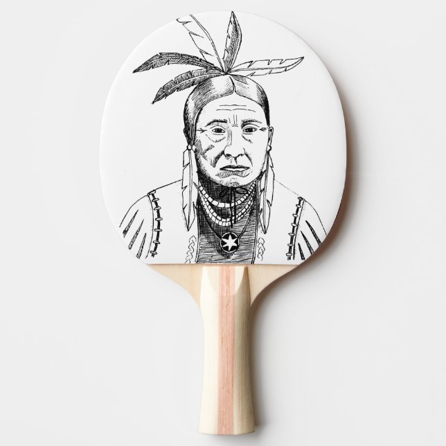 O CHIEF Raquete de ping pong (Frente)