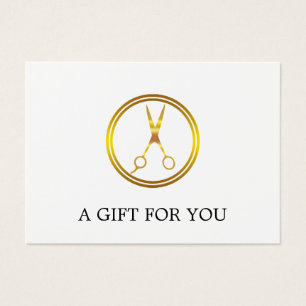 O círculo Dourado do falso Scissor elegante míni