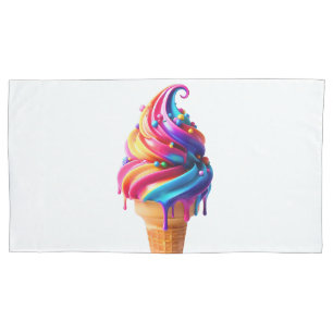 O clássico vibrante cone de sorvete da SlipperyJoe