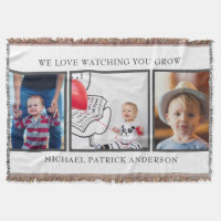 O cobertor de algodão do bebê de três fotos