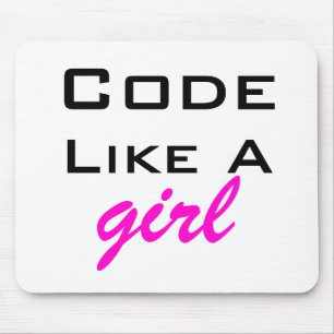 O código gosta de uma menina Mousepad