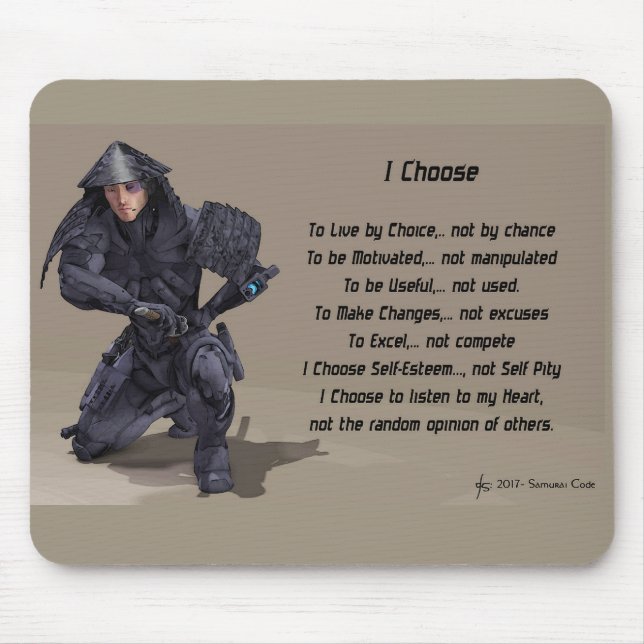 O código MousePad do samurai (Frente)