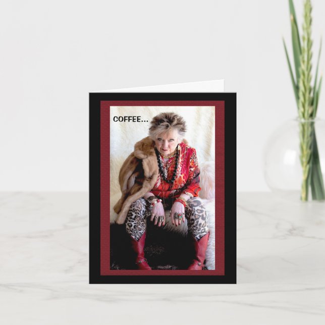 O COFFEE é vital para o cartão de sobrevivência (Frente)