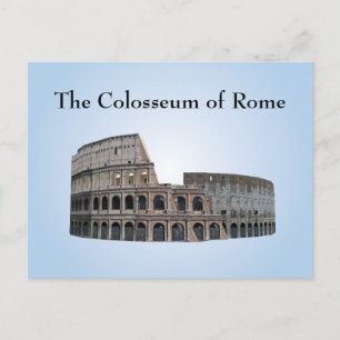 O Colósseo de Roma: Cartões postais