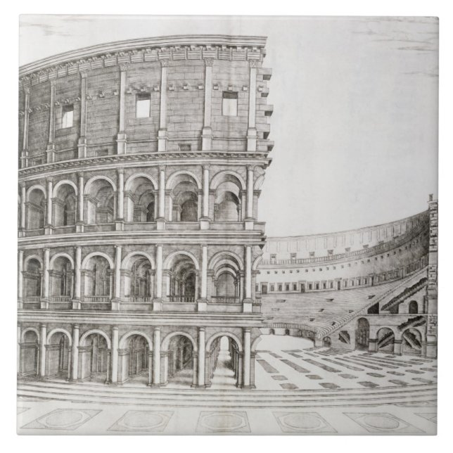 O Colosseum, construído no ANÚNCIO 80 (gravura) (Frente)