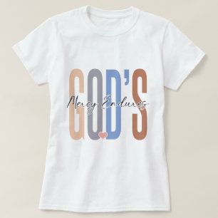 O Compaixão de Deus suporta Design de camiseta ins