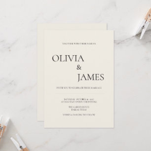 O CONJUNTO DE CONVITE ORGÂNICO da The Wedding Edit