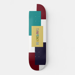 O conselho gráfico do skate de HAMbWG - 4 colorem