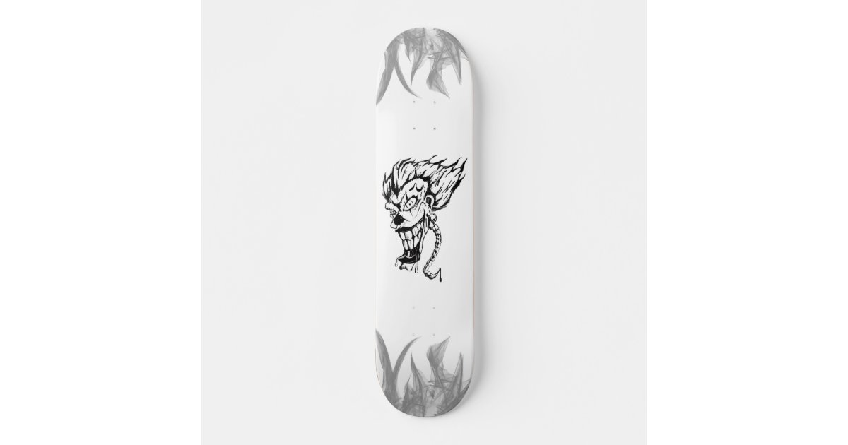 Skate design de maçã com cobra