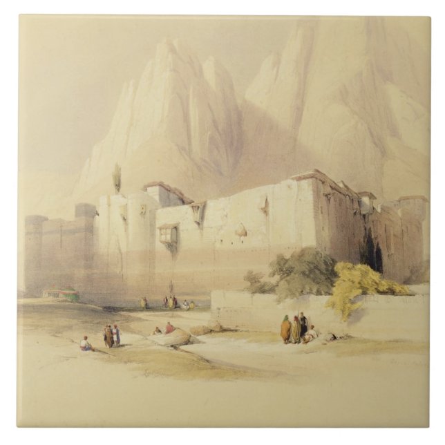 O convento de St. Catherine, monte Sinai, Februar (Frente)