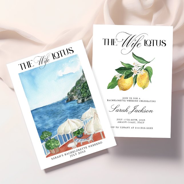 O Convite à Festa de solteira da Esposa Lotus (Criador carregado)