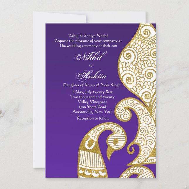 O convite ao Ouro Swan (Frente)