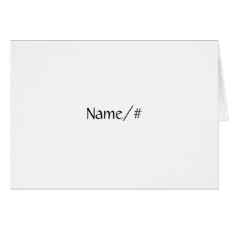O convite customizável ajusta Placecard