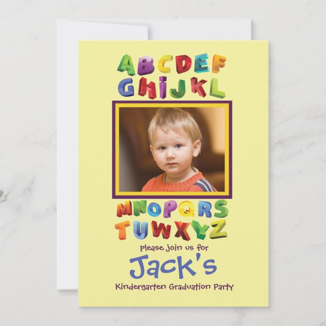 O convite da foto de ABC (Frente)