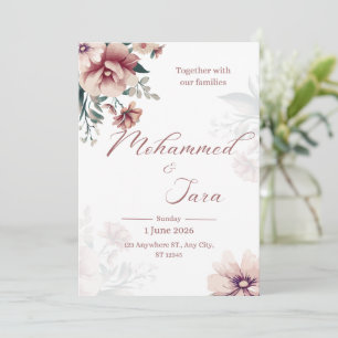 O convite de casamento