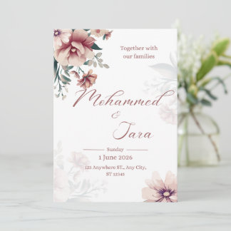 O convite de casamento