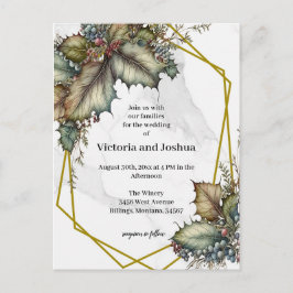 O Convite de Casamento da Vinícola