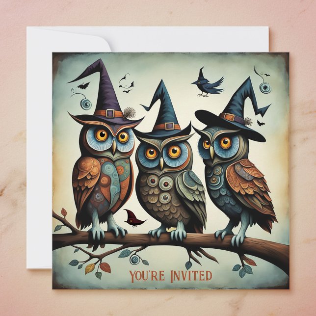 O Convite De Coven Com Penas (Criador carregado)