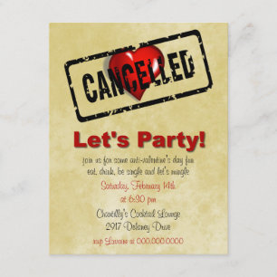 O convite de festas do solteiro do dia dos