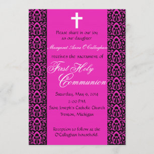 ø Convite do comunhão - meninas