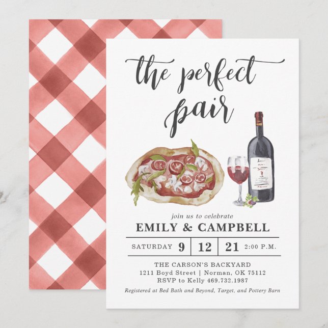 O Convite do Par Perfeito (Frente/Verso)