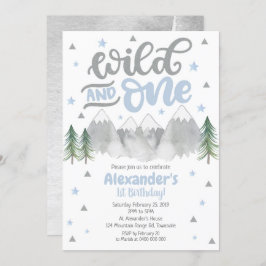 O convite do primeiro aniversario da aventura, o