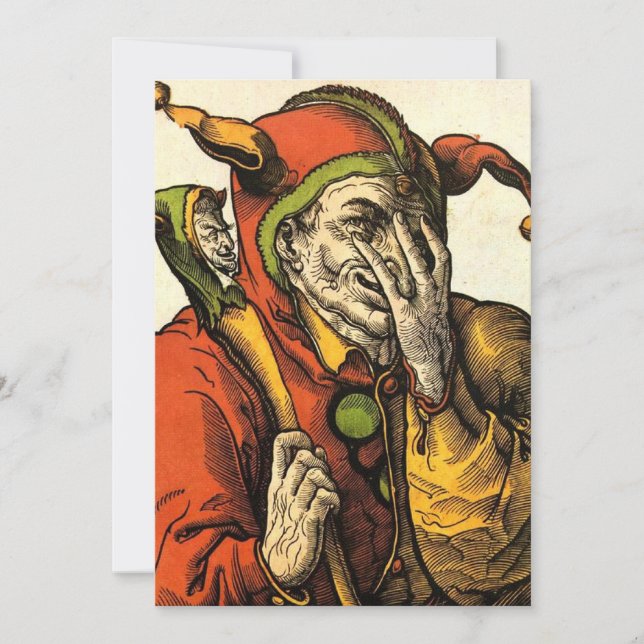 O Convite Jester (Frente)