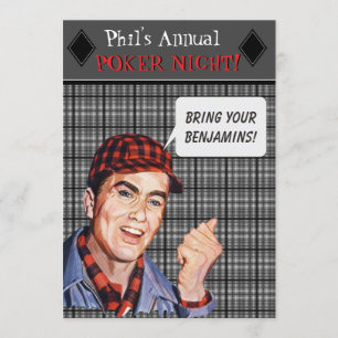O convite para a noite de pôquer do Phil