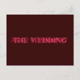 O convite para o casamento