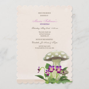 O Convite Para O Jardim Do Cogumelo